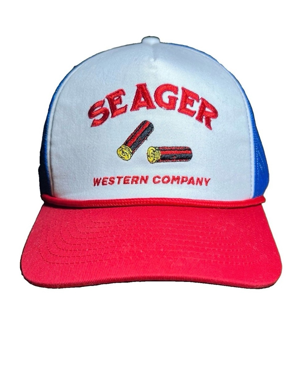 Seager Western Company branded Hat Cap Logo Trucker Mesh Snapback Unisex